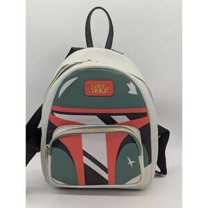 BOBA FETT Helmet Funko Disney STAR WARS Mini Backpack Green Red Krayt's Claw!